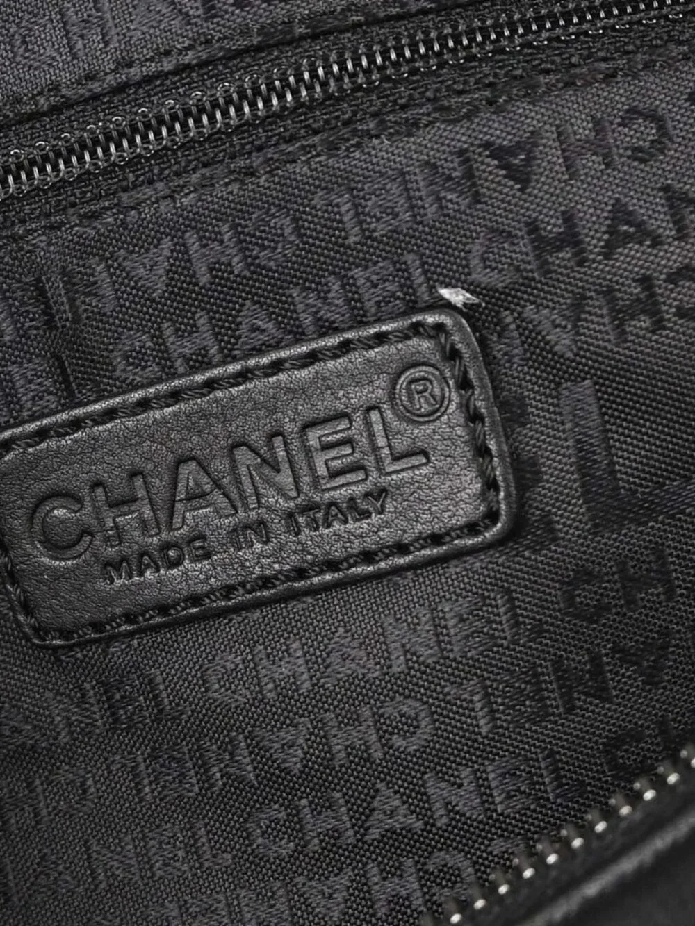 Chanel Black Lambskin Choco Bar Handbag 198302